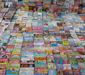 Books on Allahabad footpath
