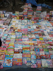 Books on Allahabad footpath