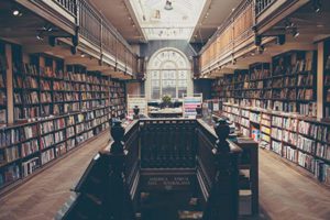 Set of Books Inside of a Library during Daytime, image courtesy of Pexels